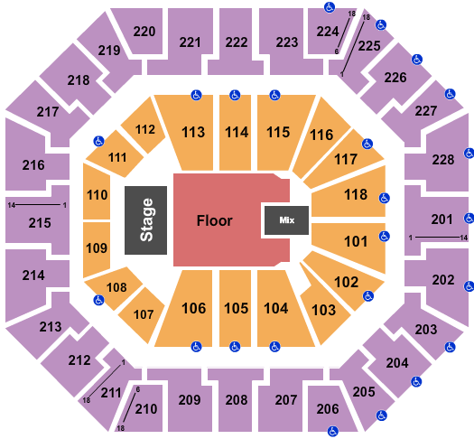 Colonial Life Arena Trans-Siberian Orchestra Seating Chart